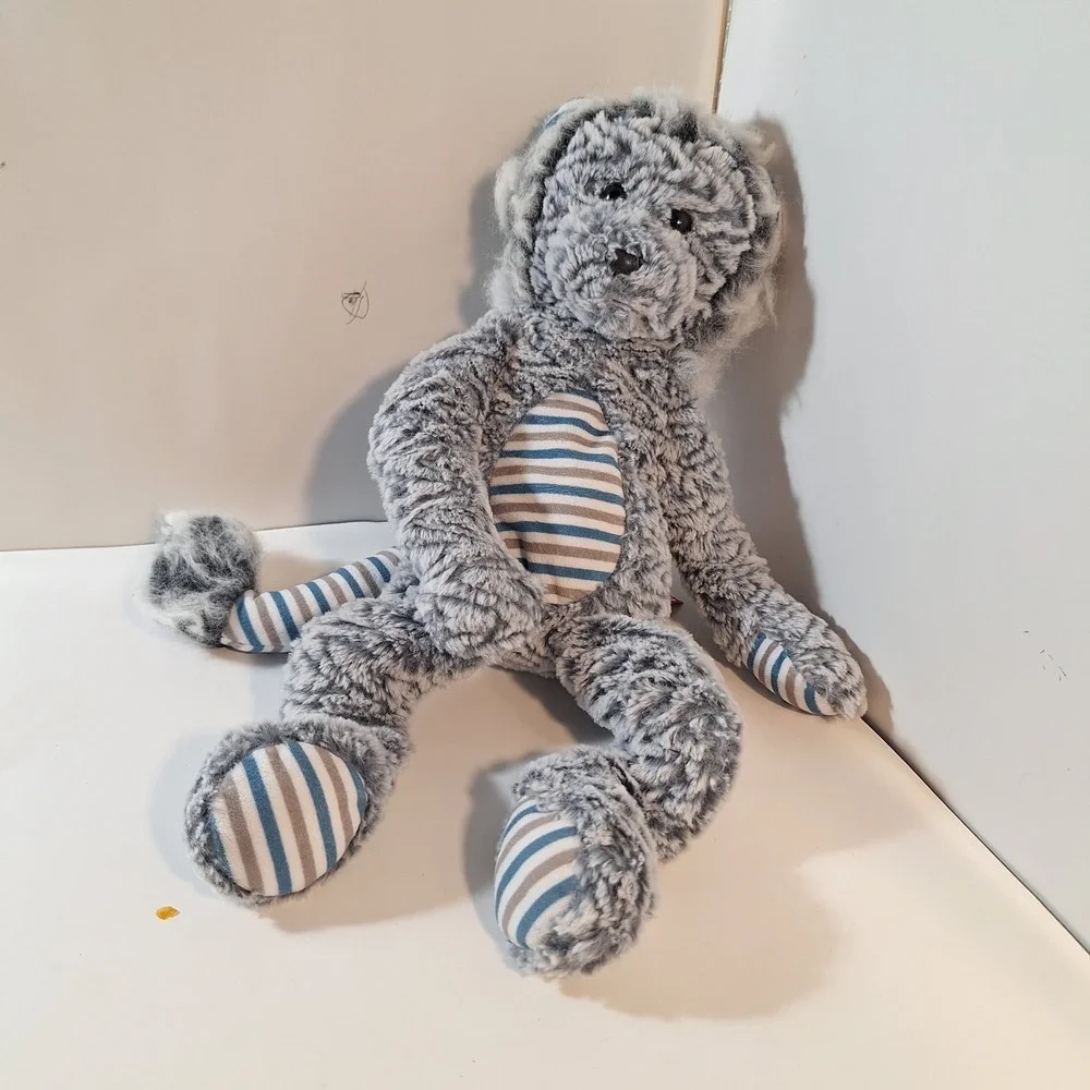 Douglas  Grey Lion‎ Color Stripes Plush Stuffed Animal Toy